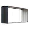 vidaXL puukuur tsingitud teras, 330 x 92 x 153 cm, antratsiithall