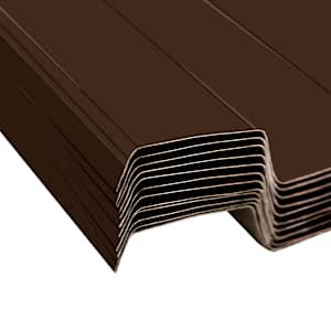 Střešní panel 12 pcs Hnědá 129 x 45 cm Pozinkovaná ocel - obrázek 4