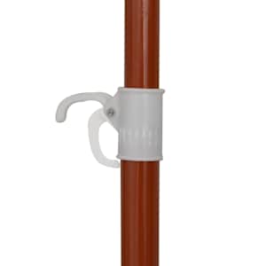 Zahradní slunečník s ocelovou tyčí 240 cm taupe - obrázek 3