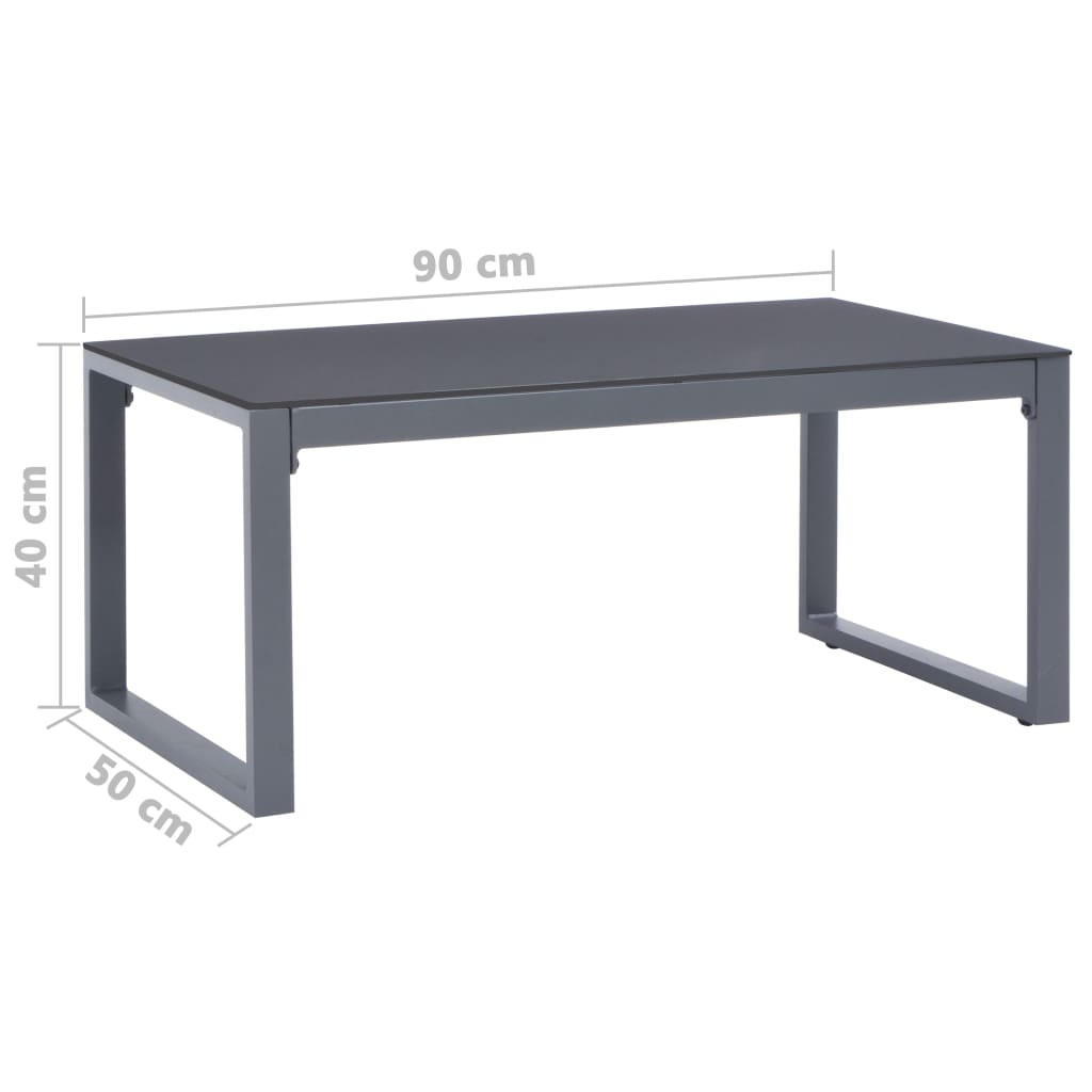Coffee Table 90x50x40 Cm Aluminium VidaXL 12 width=274