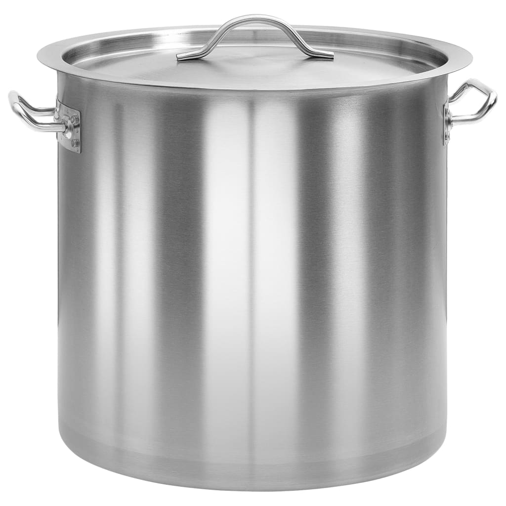 vidaXL Oală de supă, 36x36 cm, inox, 36 L