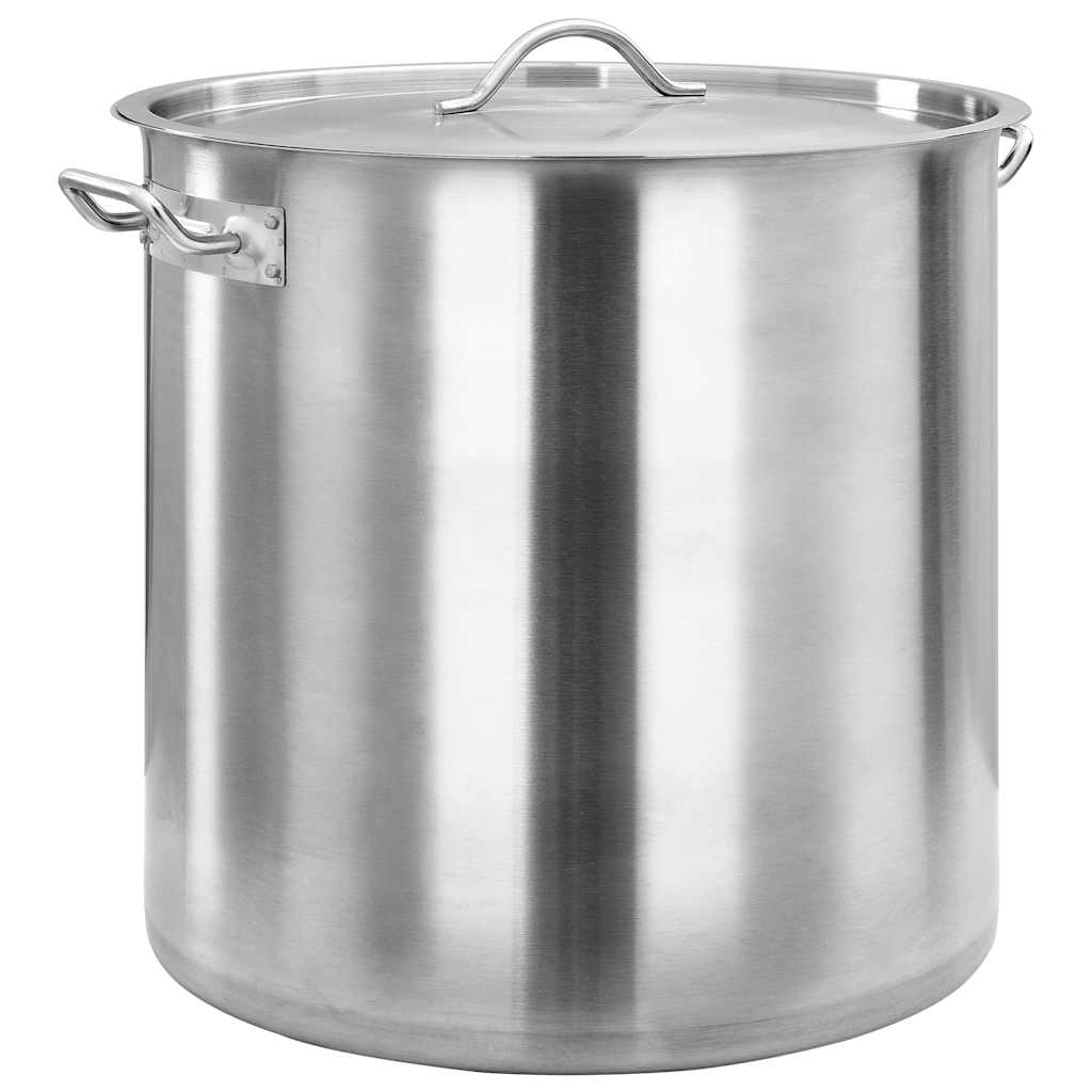 vidaXL Hrnec na polévku 50 l 40 x 40 cm nerezová ocel