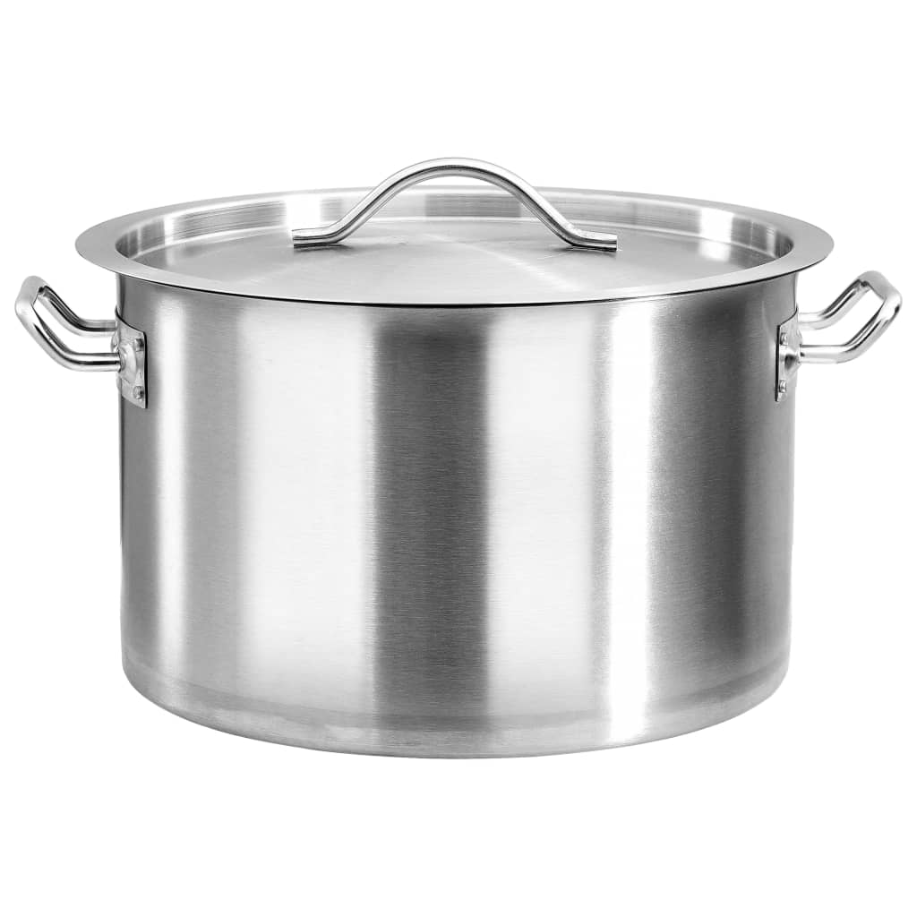 

vidaXL Kookpan 32 L 40x26 cm roestvrij staal
