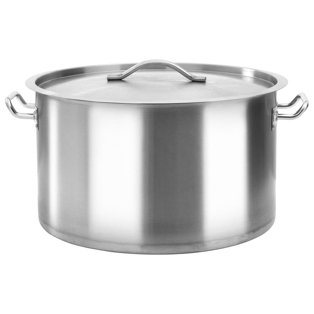 

vidaXL Kookpan 58 L 50x30 cm roestvrij staal