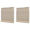 vidaXL naturaalsed bambusrulood 2 tk, 120 x 160 cm