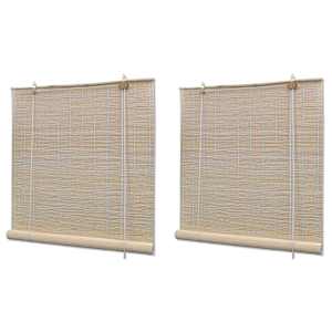 vidaXL naturaalsed bambusrulood 2 tk, 120 x 160 cm
