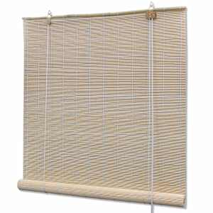 Zatemňovací rolety z přírodního bambusu 2 ks 120 x 160 cm - obrázek 2