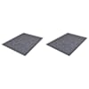 vidaXL uksematid PVC-st 2 tk, hall, 90 x 60 cm