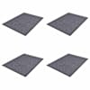vidaXL uksematid PVC-st 4 tk, hall, 90 x 60 cm