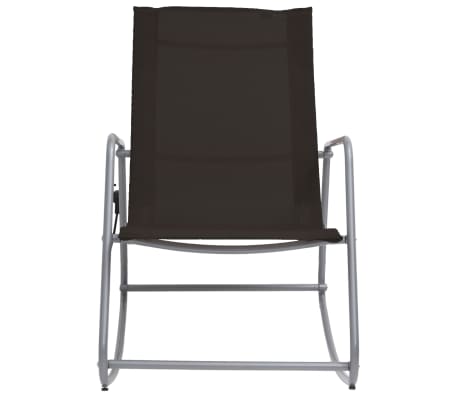 vidaXL Garden Swing Chair Black 95x54x85 cm Textilene