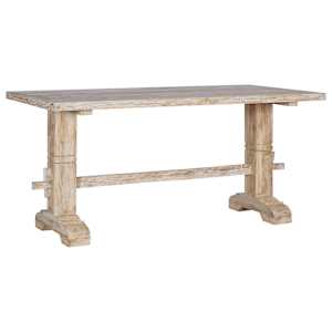 vidaXL Valgomojo stalas, 160x80x75cm, tikmedžio medienos masyvas