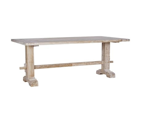 vidaXL Eettafel 200x100x75 cm massief teakhout