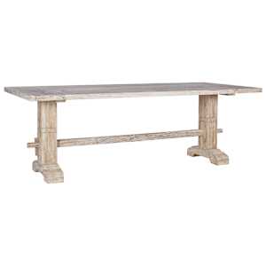 vidaXL Valgomojo stalas, 220x100x75cm, tikmedžio medienos masyvas