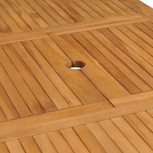 Rozkládací zahradní stůl (110–160) x 80 x 75 cm masivní teak - obrázek 8