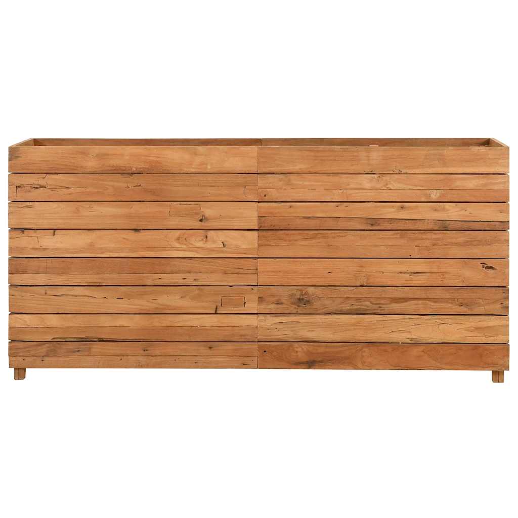 Thumbnail - vidaXL Hochbeet 150x40x72 cm Teak Altholz und Stahl