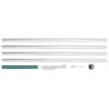 vidaXL sektsiooniline lipumast alumiinium 6,2 m