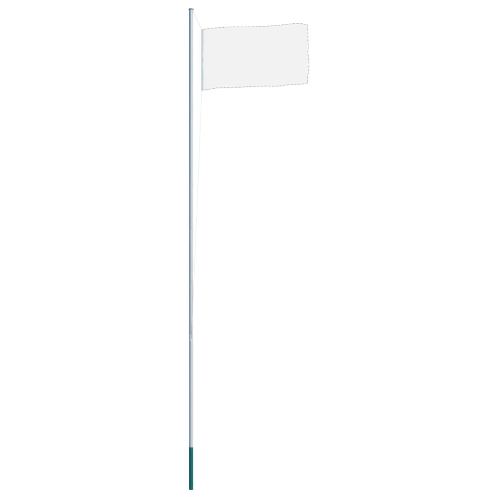 Többrészes alumínium zászlórúd 6,2 m 