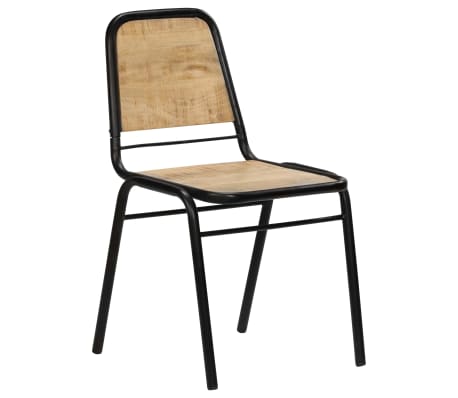 vidaXL Eetkamerstoelen 6 st massief mangohout