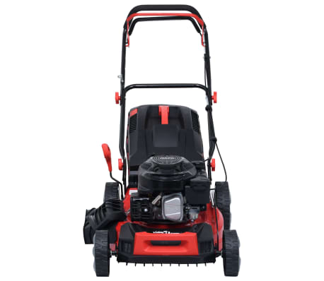 vidaXL 4-in-1 Petrol Lawn Mower Steel 46 cm 3.4 HP