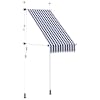 vidaXL kokkupandav varikatus, 100 cm, sinise-valgetriibuline