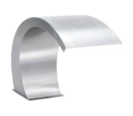 Fontana Da Giardino In Acciaio Inox - Per Piscina, Laghetto, Cascata Decorativa 45x30x65cm - Foto 11