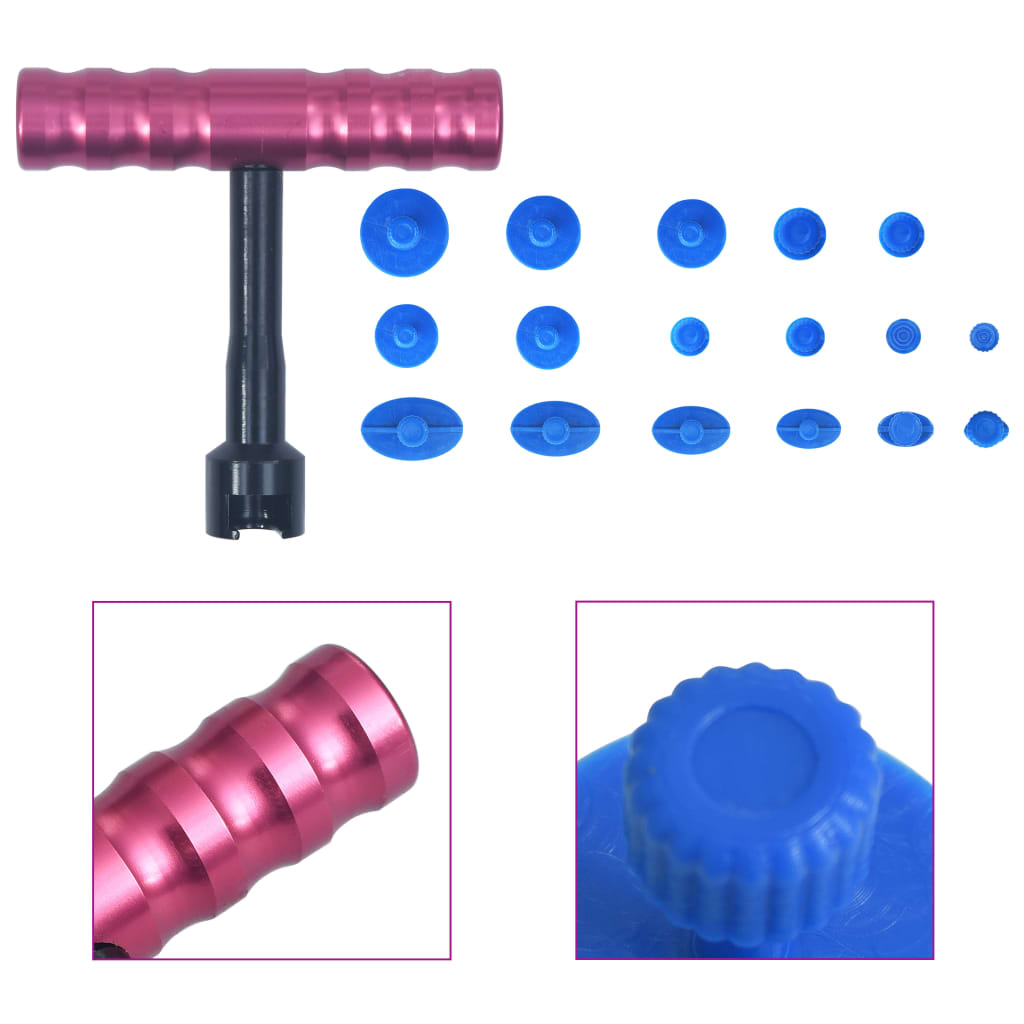 vidaXL Set reparații îndoituri fără vopsea, 19 piese