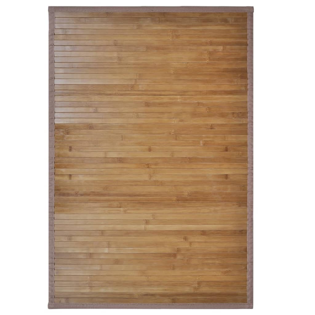 4 db barna bambusz fürdőszobaszőnyeg 60 x 90 cm 
