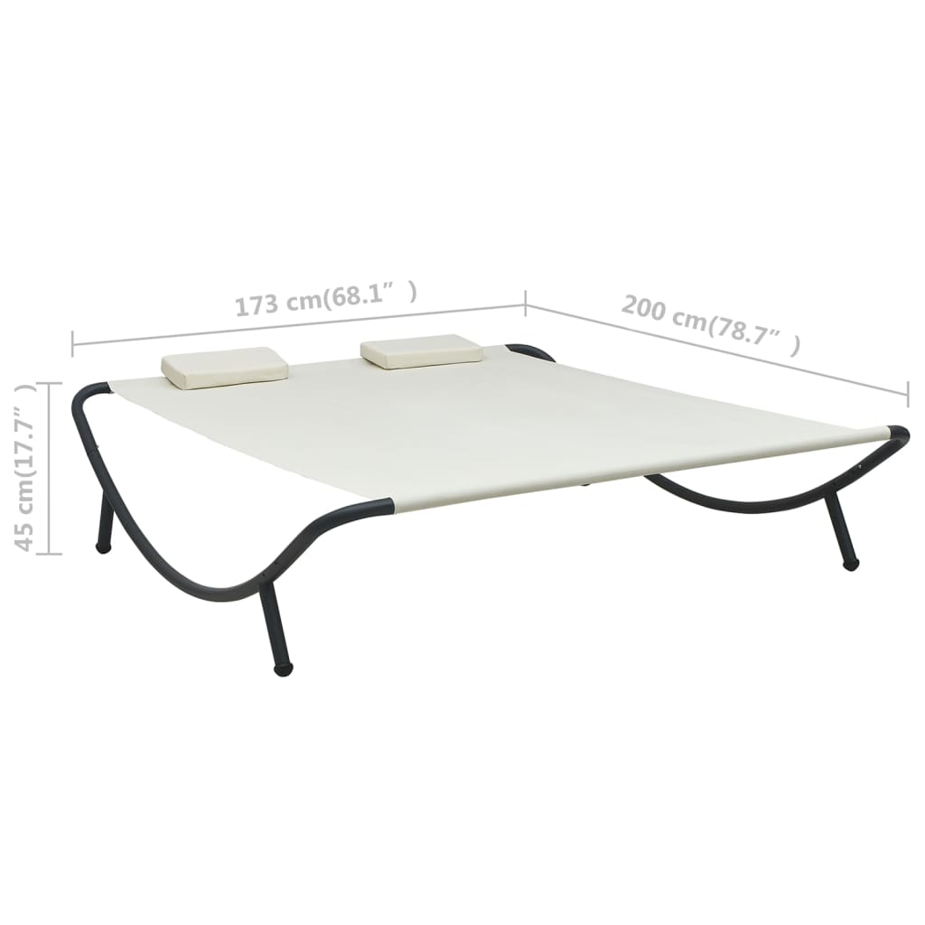 Outdoor Lounging Bed with Washable Covers in Different Colors vidaXL - Picture 38 of 56