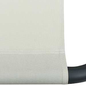 Zahradní lehátko textil krémové - obrázek 6