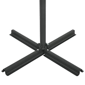 Zahradní slunečník s hliníkovou tyčí 460 x 270 cm modrý - obrázek 9