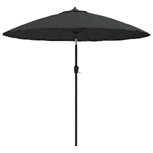 vidaXL p&auml;ikesevari alumiiniumpostiga, 250 cm, antratsiithall