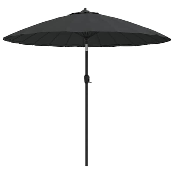 vidaXL p&auml;ikesevari alumiiniumpostiga, 250 cm, antratsiithall