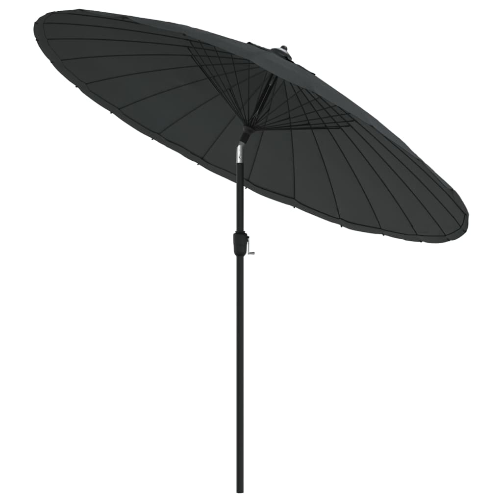 vidaXL Parasol met aluminium paal 270 cm antraciet afbeelding