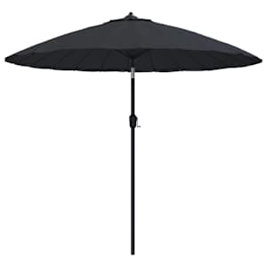 vidaXL p&auml;ikesevari alumiiniumpostiga, 250 cm, must