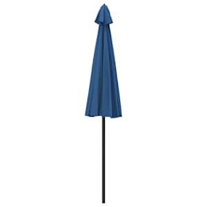 Zahradní slunečník s hliníkovou tyčí 270 cm azurově modrý - obrázek 4