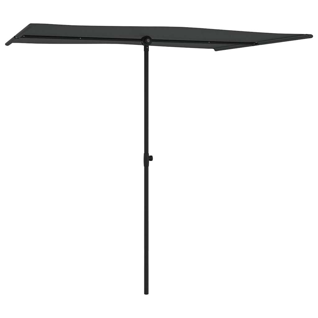 

vidaXL Parasol met aluminium paal 2x1,5 m antraciet