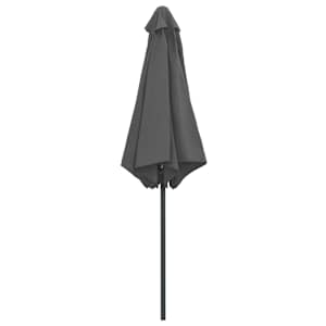 Zahradní slunečník s hliníkovou tyčí 270 x 246 cm antracitový - obrázek 4