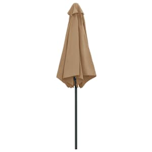 Zahradní slunečník s hliníkovou tyčí 270 x 246 cm taupe - obrázek 4