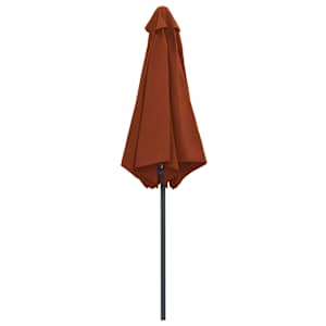 Zahradní slunečník s hliníkovou tyčí 270 x 246 cm terakotový - obrázek 4