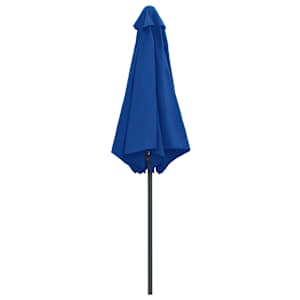 Zahradní slunečník s hliníkovou tyčí 270 x 246 cm azurově modrý - obrázek 4