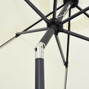 Zahradní slunečník s LED a hliníkovou tyčí 300 cm pískově bílý - obrázek 5