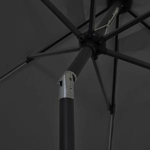 Zahradní slunečník s LED a hliníkovou tyčí 300 cm antracitový - obrázek 6
