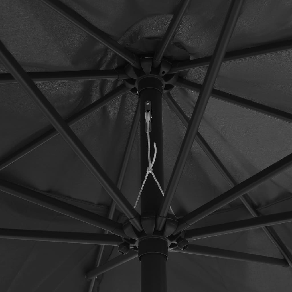 Garden Parasol with Crank Outdoor Patio Sunshade Umbrella Sun Shelter vidaXL - Picture 14 of 62