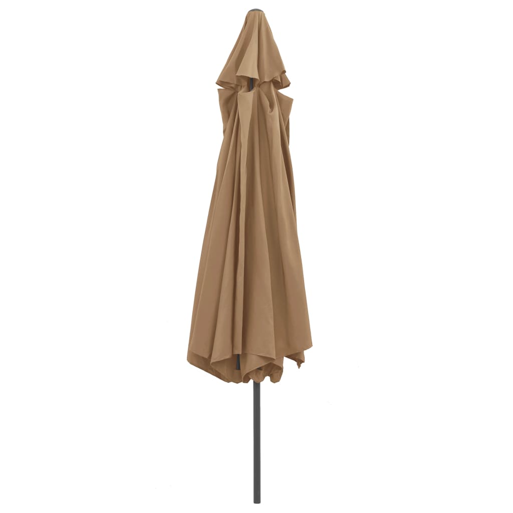 Garden Parasol with Crank Outdoor Patio Sunshade Umbrella Sun Shelter vidaXL - Picture 40 of 62