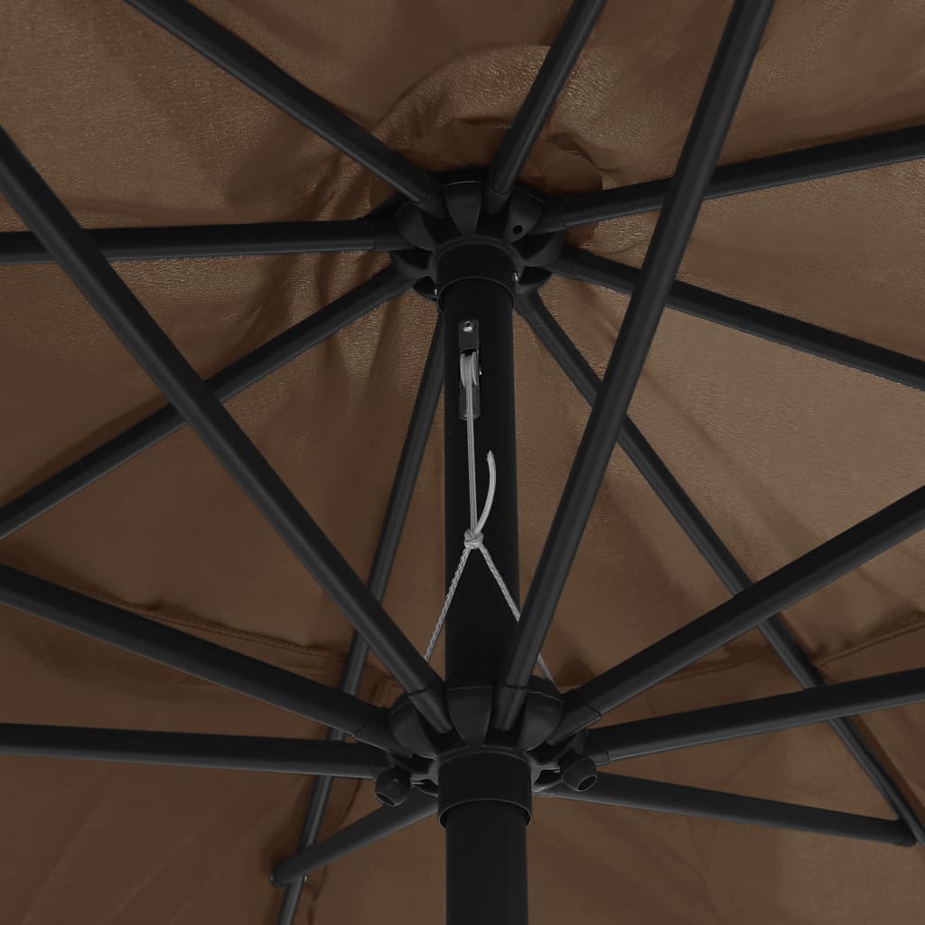 Garden Parasol with Crank Outdoor Patio Sunshade Umbrella Sun Shelter vidaXL - Picture 41 of 62