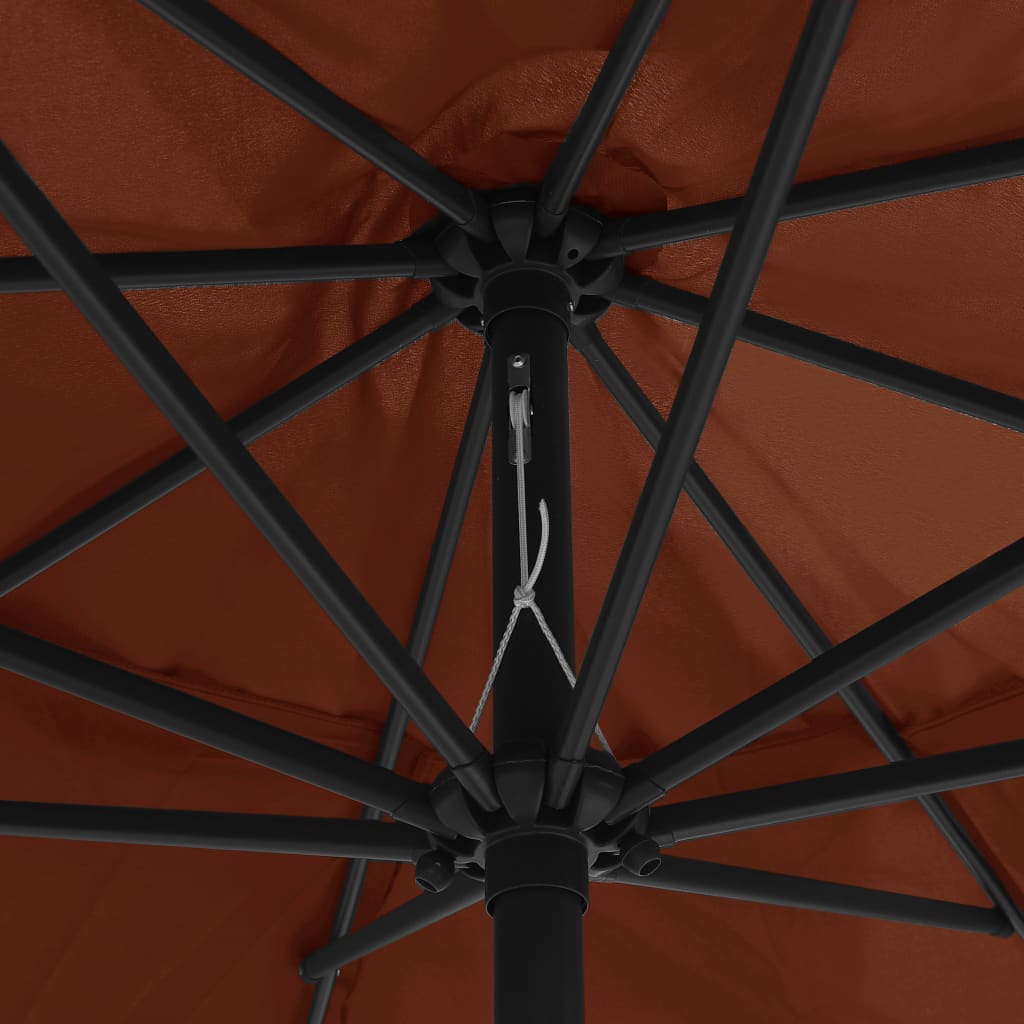 Garden Parasol with Crank Outdoor Patio Sunshade Umbrella Sun Shelter vidaXL - Picture 48 of 62