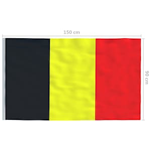 Belgická vlajka 90 x 150 cm - obrázek 5