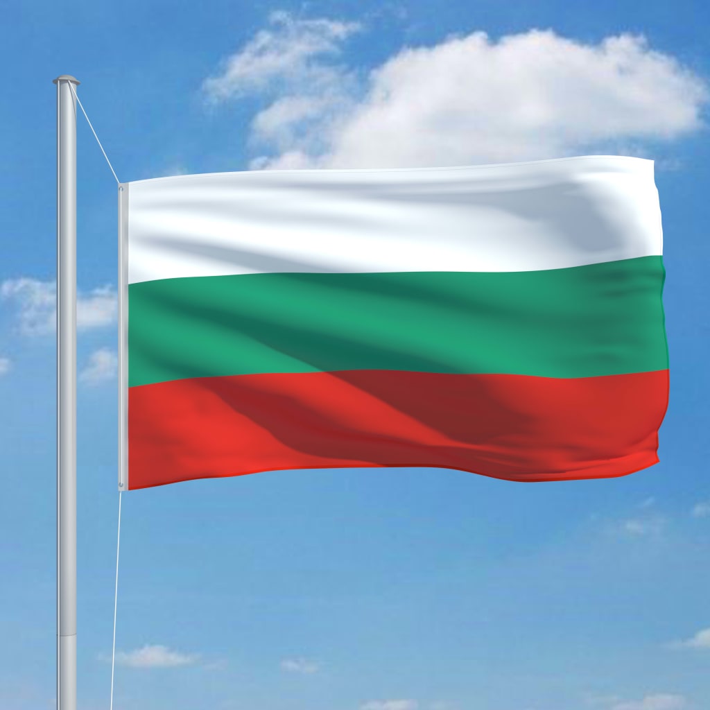 vidaXL Vlag Bulgarije 90x150 cm