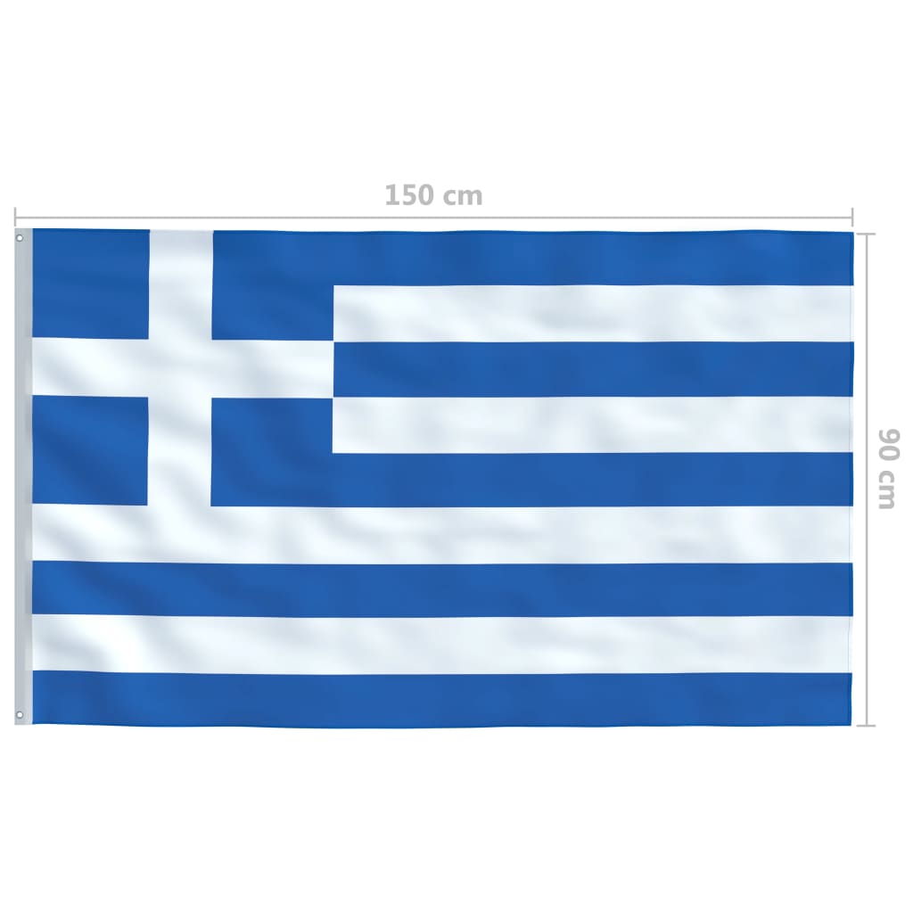 Görög zászló 90 x 150 cm 