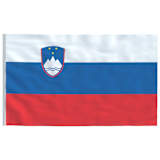 vidaXL Bandeira da Eslovénia 90x150 cm